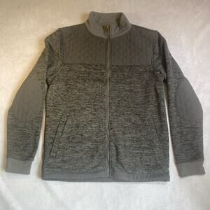 ARTHUR BEALE Men's Medium Gray Full Zip Jacket Coat